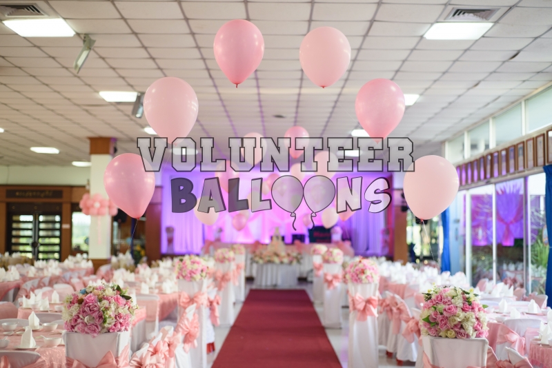 Volunteer Balloons  Wedding Balloon Decor