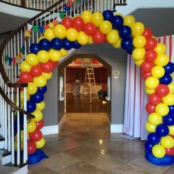 Zephyr Interior Colorful Balloon Arch