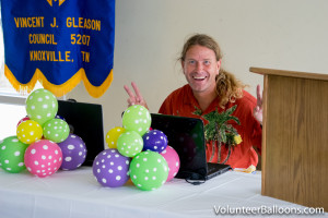 Balloon decorating - balloon table decorations