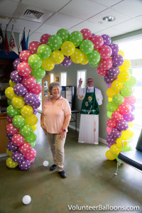 Balloon decorating - balloon arch