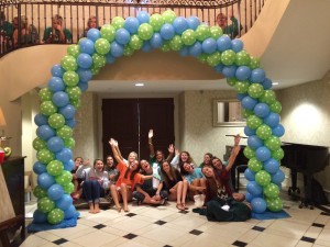 Events decoration at Kappa Delta sorority